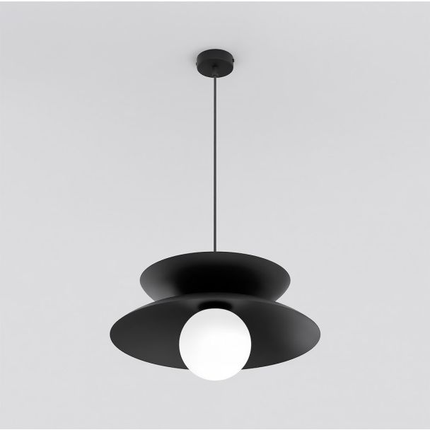 EMIBIG 1639/1 NAGOYA 1 BLACK LAMPA WISZĄCA