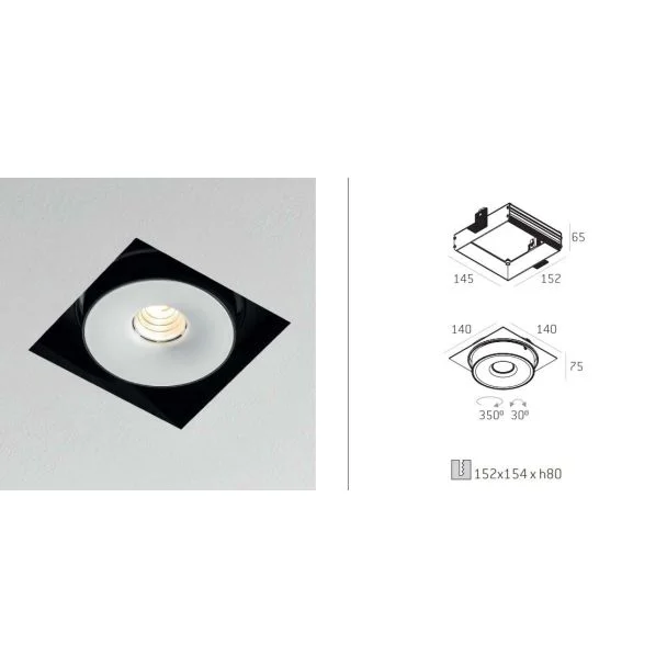 LABRA 4.1807 MULTIVA EVO 115.1 Trimless - wkład edge.LED 6.5W On-Off