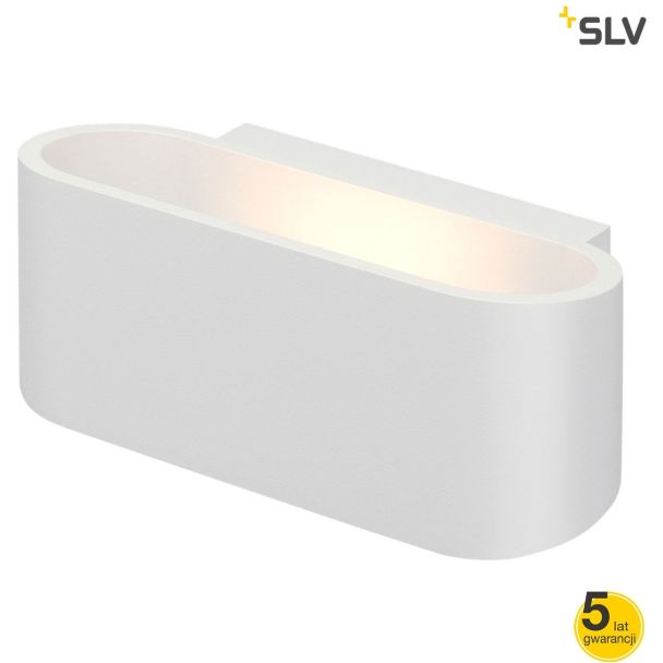 WYPRZEDAŻ SLV 151451 OSSA R7s lampa ścienna, owalna, biały, R7s 78mm, max. 100W, góra/dół