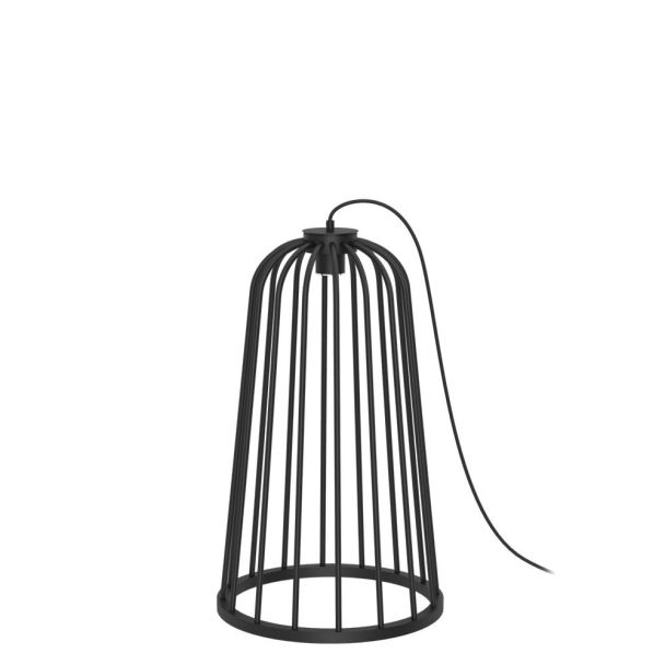 ANTIGO Lampa stojąca ogrodowa no. moon I - Czarna (650 mm) 9419