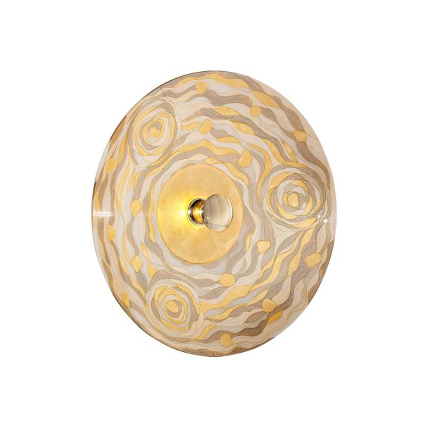 KOLARZ 0415.61L.V1.3.CH LUNA lampa ścienna złoto 24K