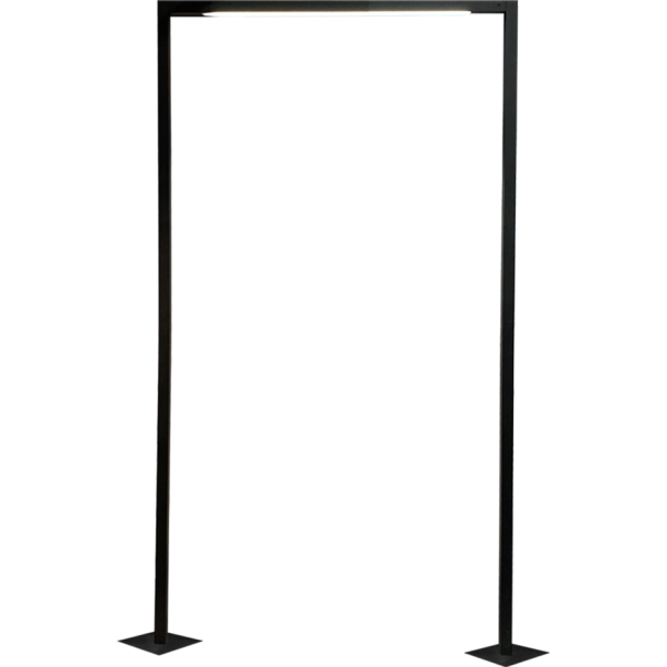 ANTIGO Lampa stojąca ogrodowa Taketa - Antracyt (2140 mm) 9930