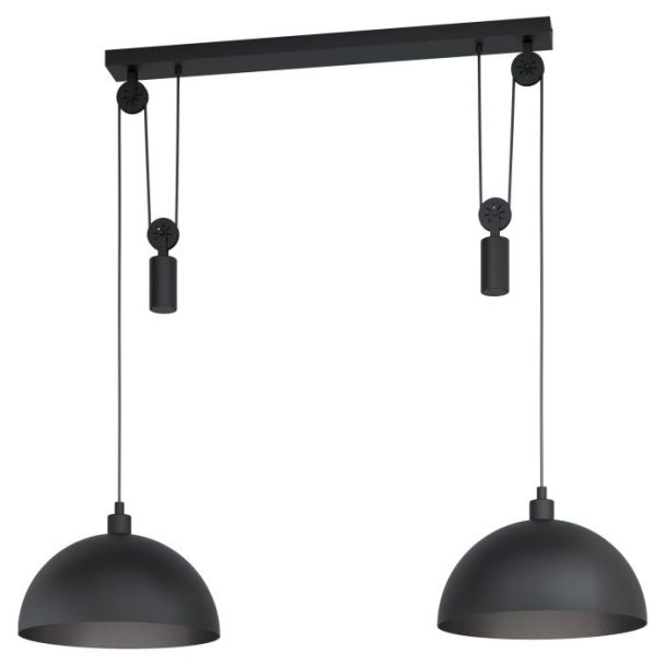 EGLO 43436 LAMPA WINKWORTH 1 OPRAWA WISZĄCA HL/2 E27 SCHWARZ WINKWORTH 1