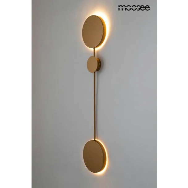 MOOSEE MSE010100354 MOOSEE lampa ścienna SHADOW 2 złota
