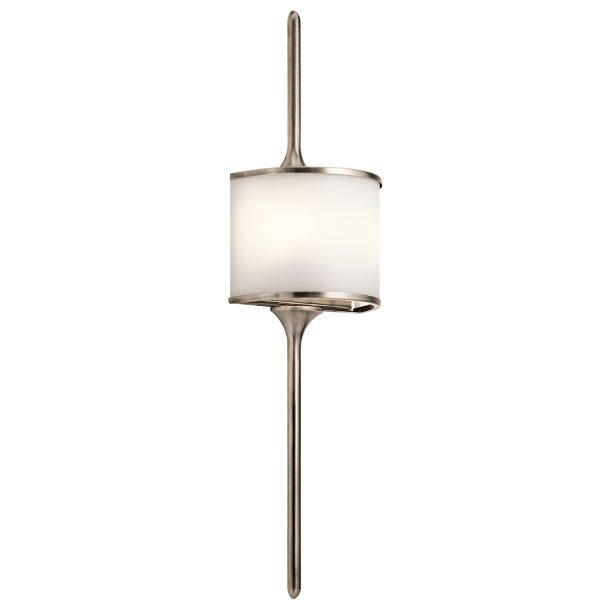 ELSTEAD Mona KL-MONA-L-CLP 2 Light Wall Light - Classic Pewter