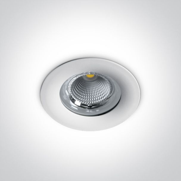 ONE LIGHT 10120G/W/W Symi 3 biała wpuszczana oprawa typu downlight LED IP65 3000K 20W