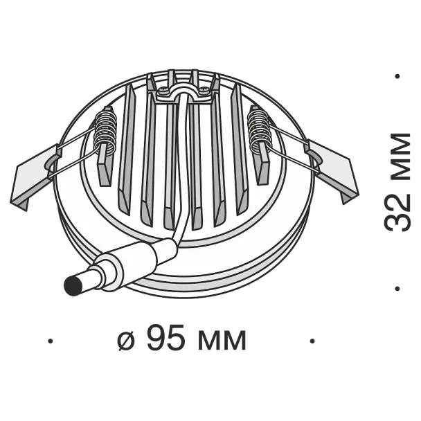 MAYTONI DL2001-L12W Downlight Phanton Downlight White