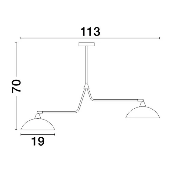 LUCES EXCLUSIVAS LE43707 BAMORE lampa wisząca