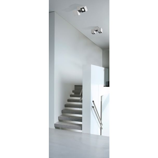 AZZARDO GM4102-WH-BK / AZ0791 Flavio (white/black) Lampa sufitowa