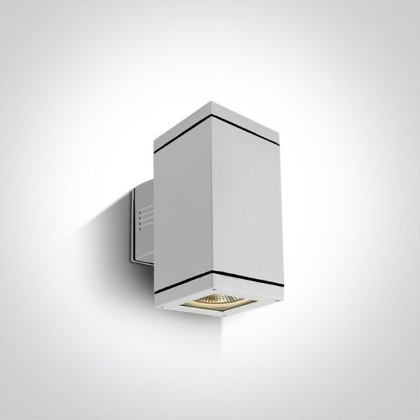 ONE LIGHT 67132A/W Stromi K2 biały zewnętrzny kinkiet 2x75W PAR30 E27