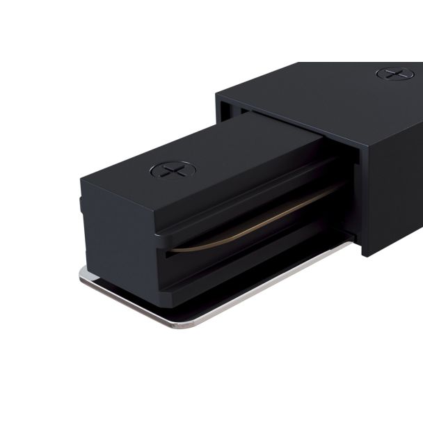 MAYTONI TRA001B-11B Single phase track system Accessories for tracks Track Lighting Accessory Black zasilanie 1-fazowy