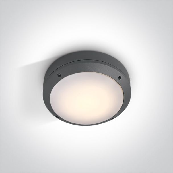 ONE LIGHT 67204/AN Lagonisi plafon zewnętrzny antracyt 20W E27