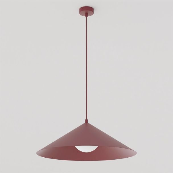 EMIBIG 1725/1L MONO 1L BURGUNDY OPAL Lampa wisząca