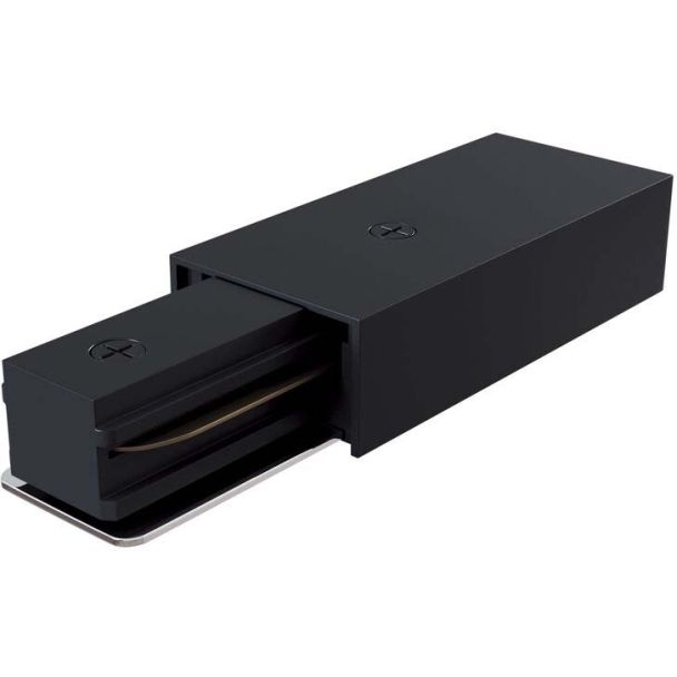 MAYTONI TRA001B-11B Single phase track system Accessories for tracks Track Lighting Accessory Black zasilanie 1-fazowy