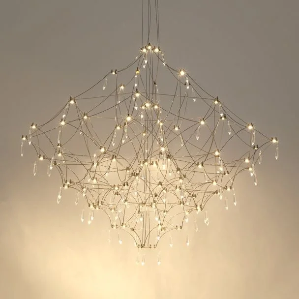 MOOSEE MSE1501100125 lampa wisząca CONSTELATION 77 - LED, stal szczotkowana