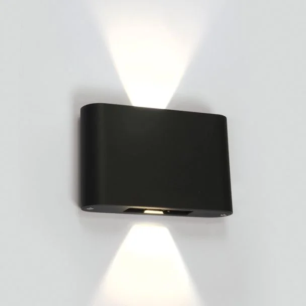 ONE LIGHT 67412/AN/W Amigdalia kinkiet góra - dół antracyt LED 3000K 2x6W