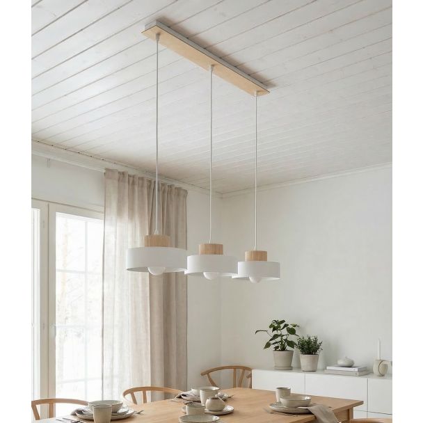 EMIBIG 1669/3 KIVI 3 WHITE LAMPA WISZĄCA