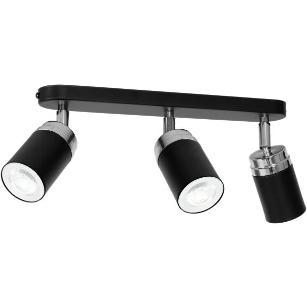 LUMINEX 5147 spot Reno black/chrome 3