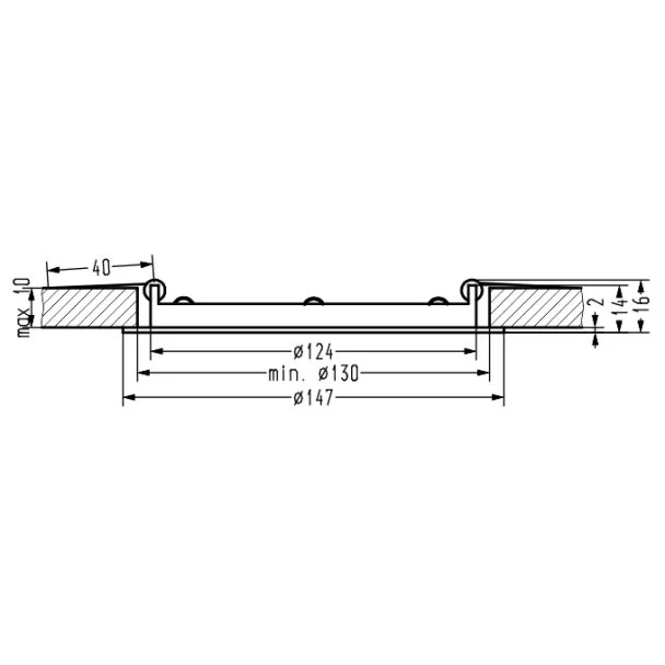 CANDELLUX 2245607 SP-02 WH 6W LED 230Voczko sufitowe lampa sufitowa PANEL LED STAŁA OKRĄGŁA ŚR. 150