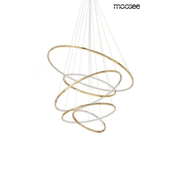 MOOSEE MSE1501100163 lampa wisząca RING SLIM L złota