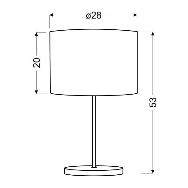 CANDELLUX 41-55029 MANHATTAN LAMPA GABINETOWA 1X60W E27