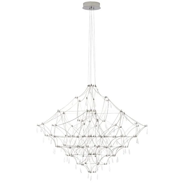 MOOSEE MSE1501100125 lampa wisząca CONSTELATION 77 - LED, stal szczotkowana