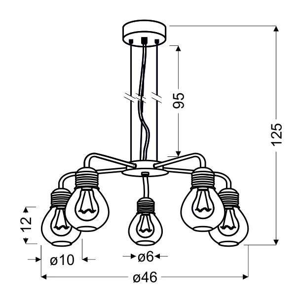 CANDELLUX 35-58669 GLIVA ZWIS