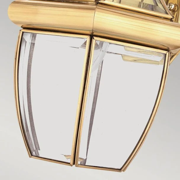 ELSTEAD Newbury QZ-NEWBURY2-M-PB 1 Light Medium Wall Lantern