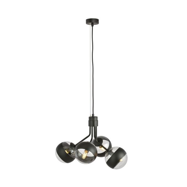 EMIBIG 1139/4 LAMPA WISZĄCA NOVA 4 BLACK/STRIPE