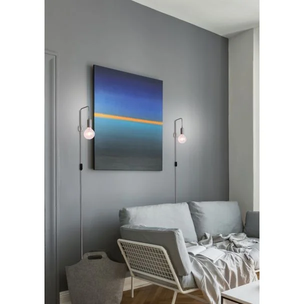 CANDELLUX 50401192 KINKIET LAREN 1 SZARY