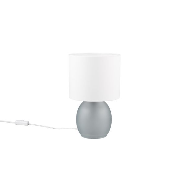 TRIO VELA 517900111 LAMPA STOŁOWA szary i odcienie szarości