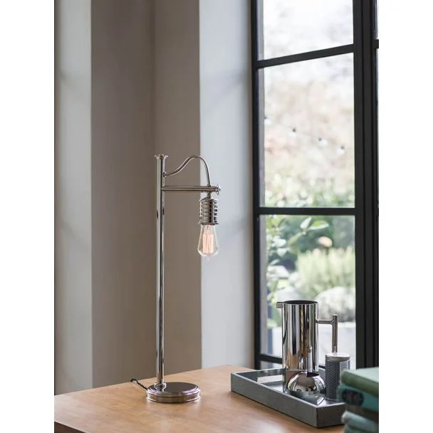 ELSTEAD Douille DOUILLE-TL-PN 1 Light Table Lamp - Polished Nickel