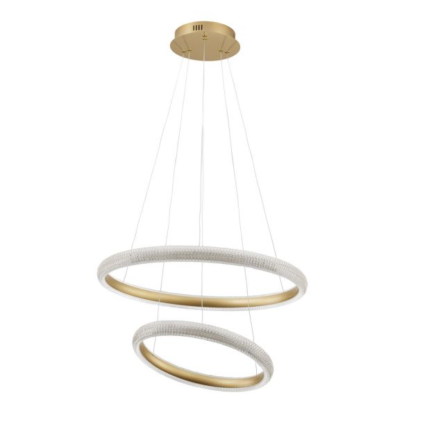 Luces Exclusivas AMECA LE42818 LAMPA WISZĄCA LED złoty