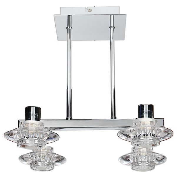 CANDELLUX 94-01880 L&H RASTEK ZWIS SPOTOWY 4X40W G9 CHROM