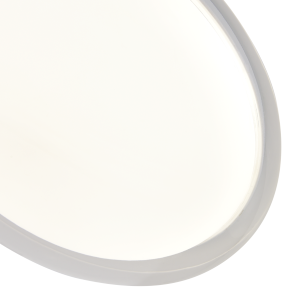 LIGHT PRESTIGE LP-9465/1C-40 WH Plafon Trego 40 cm biały LED CCT