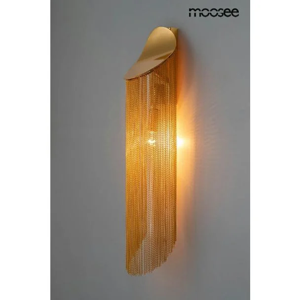 MOOSEE MSE010100374 MOOSEE lampa ścienna LAMBADA łańcuszki złota