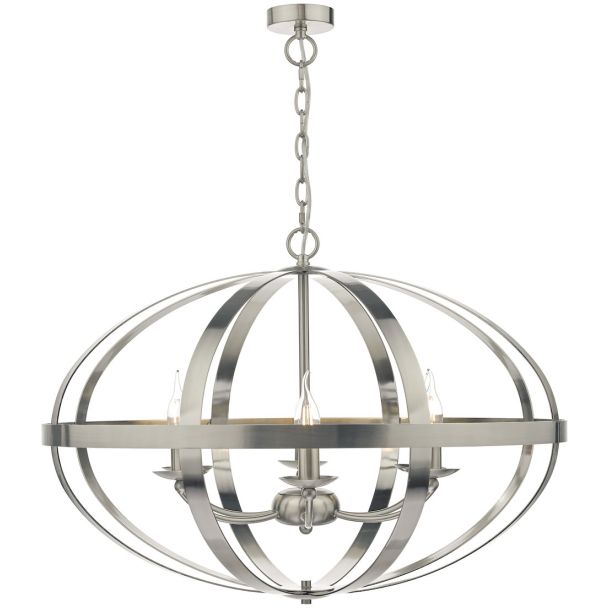 DAR SYM0646 SYMBOL 6LT PENDANT SAT CHR