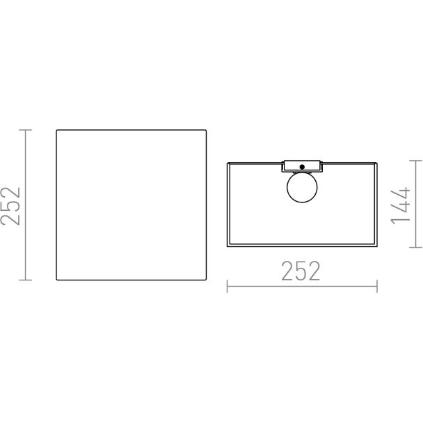 RENDL R11522 LOPE W 25/14 ścienna Chintz pomarańczowa 230V E27 28W