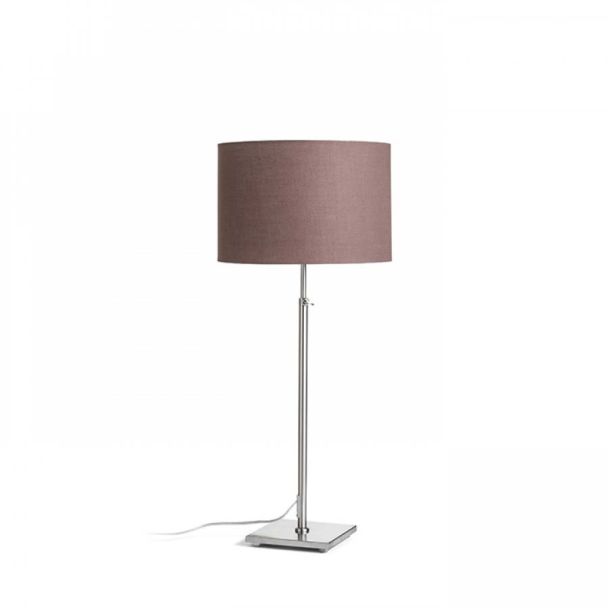 RENDL R12665 EDIKA stołowa brązowa nikiel mat 230V E27 42W
