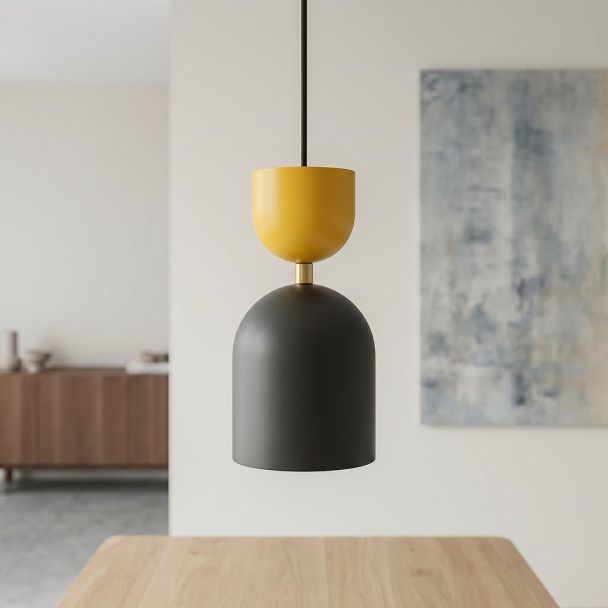 EMIBIG 1739/1 GAUDI 1 BLACK ORANGE Lampa wisząca