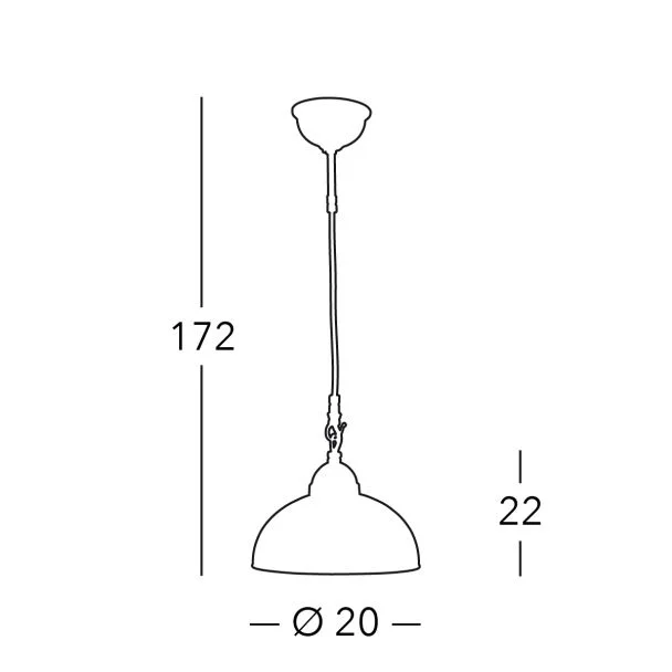 KOLARZ 731.30.150 NONNA lampa wisząca