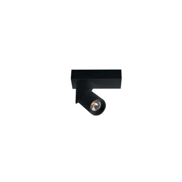 AZZARDO AZ3509 SANTOS EXPOSED ROUND BLACK TECHNICAL LAMP