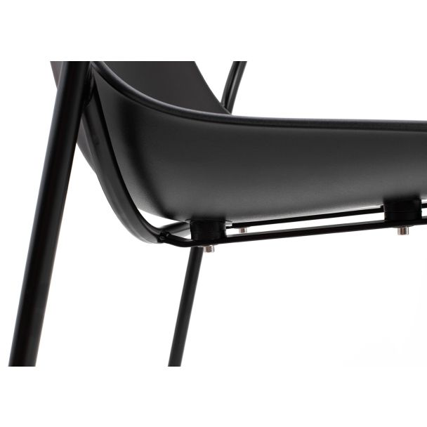 KING HOME 292-CPP4.BLACK Krzesło RESOL ARM czarne
