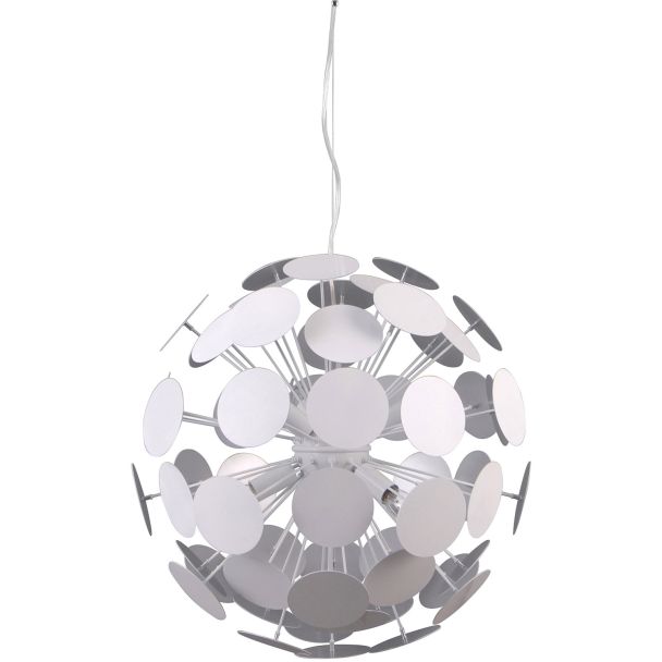 ITALUX Mailone AD20180/6 WH+SILV lampa wisząca