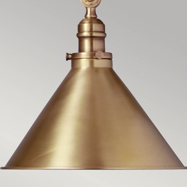 ELSTEAD Provence PV-GWP-AB 1 Light Wall Light/Pendant - Aged Brass