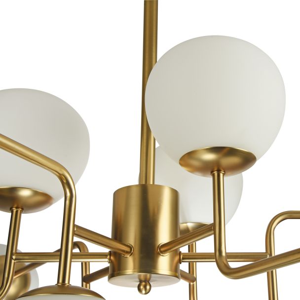 MAYTONI MOD221-PL-12-G Modern Erich Chandelier Brass