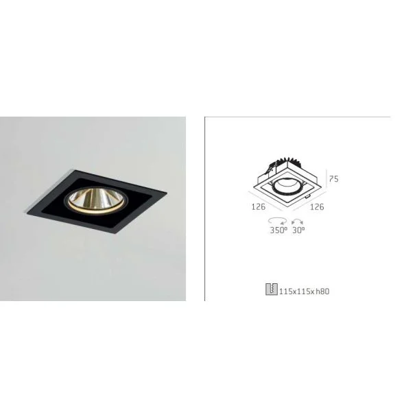 LABRA 4.1835 MULTIVA EVO 80.1 LED 12W On-Off