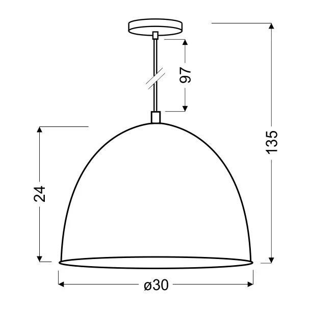 CANDELLUX 31-43160 PATCH ZWIS 30 1X60W E27 SZARY + CHROMOWANY DEKOR