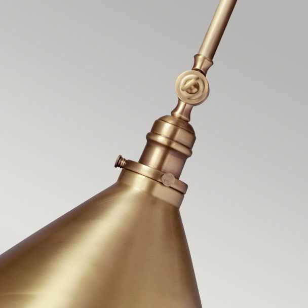 ELSTEAD Provence PV-GWP-AB 1 Light Wall Light/Pendant - Aged Brass
