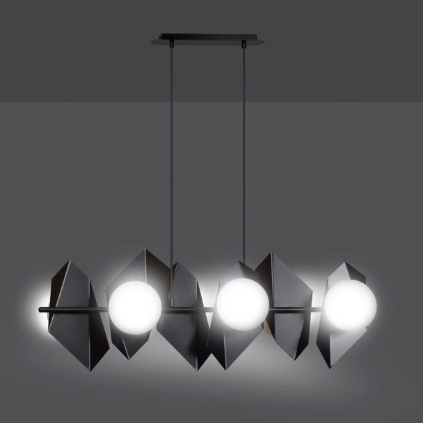 EMIBIG 636/6 LAMPA WISZĄCA DRIFTON 6 BLACK